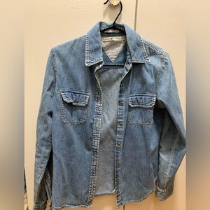 Tommy Hilfiger vintage blouse blue denim size 6
